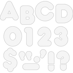 Trend 4-inch Casual Uppercase Ready Letters
