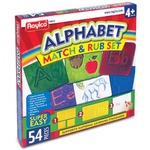 Roylco Alphabet Match And Rub Set