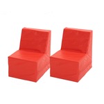 Early Childhood Resources Softzone 2-pack Youth Chair - Red