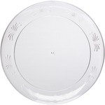 Designerware Wna Comet 6" Floral Rim Disposable Clear Plate