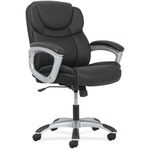 Basyx By Hon Basyx Leather Mid-back Executive Chair