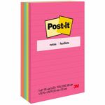 Post-it® Notes 4"x6" Pads In Capetown Colors