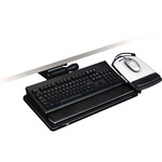 3m™ Easy Adjust Keyboard Tray, Adjustable Platform, Gel Wrist Rests, Precise™ Mouse Pad