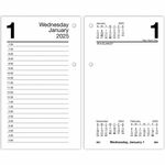 At-a-glance Daily Desk Calendar Refill With Tabs