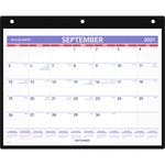 At-a-glance Academic Monthly Desk/wall Calendar With Poly Holder