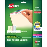 Avery Assorted Removable Filing Label
