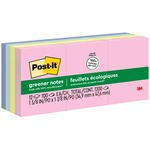 Post-it Greener Notes, 1.5 In X 2 In, Helsinki Color Collection