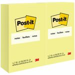 Post-it Notes, 4 In X 6 In, Canary Yellow