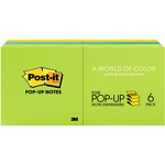 Post-it Pop-up Notes, 3 In X 3 In, Jaipur Color Collection