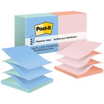 Post-it® Pop-up Notes, 3"x 3", Alternating Marseille Collection