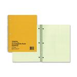 Rediform National Green Eye Ease Wirebound Quad Notebook