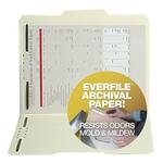 Sj Paper 1/3-cut Tab Archival Fastener Folders