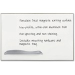 balt inc. porcelain magnetic markerboard 5 16 frame 4 x6 white - blt2029g