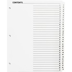 buy sparco quick index dividers w table of cont. page - spend less - sku: spr05859