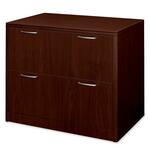 hon company 2-drawer lateral file 36 x20 x29-1 2  mahogany - hon118690nn