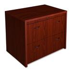 lorell lateral files  36 x24 x30   mahogany - llr68595