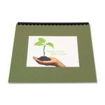 general binding corporation paper covers recycled 20 sheets 8-1 2 x11 green - gbc25822