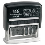 cosco industries  inc micro message dater  12-message  6-yr  5 32 x1-11 16   bk sr - cos11090