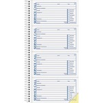adams business forms service call book spiral bound 5-1 4 x11 - abfsc1155