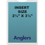 anglers company ltd. vinyl envelope pressure sensitive 2-1 4 x3-1 2 10 pk clear - ang1404p10