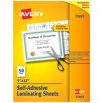 avery self-adhesive laminating sheets - sku: ave73601 - excellent prices
