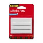 3m commercial office supply div. adhesive putty  reusable  removable  2 oz  white - mmm860