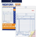 rediform office products purchase order form vertical format 3-part 5-1 2 x7-7 8 - red1l141