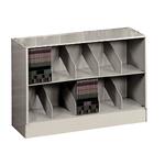 tennsco corp. add-a-stack x-ray top base w levelers 36 x19-3 16 x4 lgy - tnnas36xbtllgy