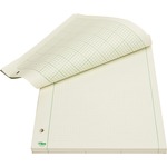 tops business forms engineering computation pads 3-hp 50 shts 8-1 2 x11 gn - top35502