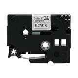 BROTHER TZ251 1IN X26.2FT BLACK/ WHITE TAPE FOR MOST P-TOUCH PRINTERS