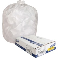 GJO 02312, Genuine Joe,  Heavy-Duty Trash Bags, .8 Mil, 13 Gallon, 24" x31" , 150/BX, White