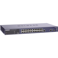 Netgear ProSafe FS726T Smart Switch - 24 x 10/100Base-TX LAN, 2 x 10/100/1000Base-T LAN