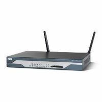 Cisco 1811 Integrated Services Security Router 8 x 10/100Base-TX LAN, 2 x 10/100Base-TX WAN, 1 x WAN, 2 x USB