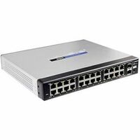 Cisco SR2024C 24-Port Compact Gigabit Ethernet Switch 2 x SFP (mini-GBIC) - 24 x 10/100/1000Base-T
