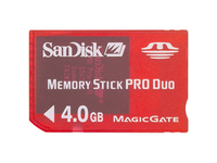 SanDisk 4GB Gaming Memory Stick PRO Duo ( SDMSG-4096-A10 )