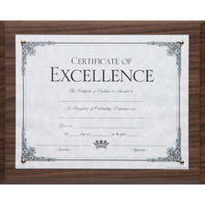 Burns Grp Solid Wood Award Plaque