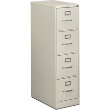 Hon 510 Series Ltr size 4 drawer Vert File w Lock