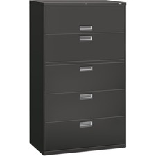 Hon 600 Series 5 Drawer Lateral Files w Locks