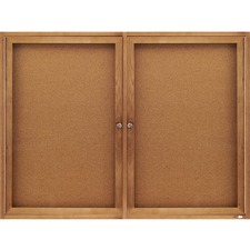 Quartet Oak Frame Bulletin Boards