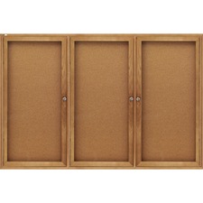 Quartet Oak Frame Bulletin Boards