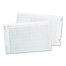 Acco Wilson Jones Columnar Ruled Ledger Sheets