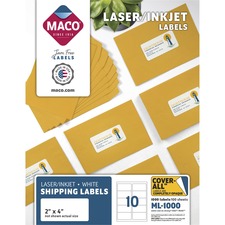 Maco Multipurpose Self Adhesive Mailing Labels