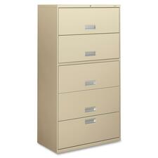 Hon 600 Series 5 Drawer Lateral File
