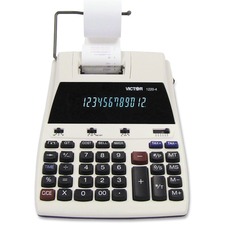 Victor 12 Dgt Fluorescent Disp Desktop Calculator