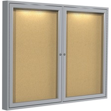 Ghent Indoor Lighted Bulletin Board