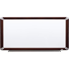 3M Mahogany Frame Porc Magnetic Dry erase Boards