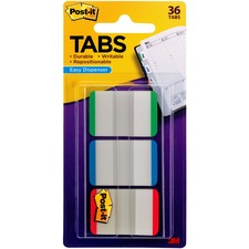3M Post it Durable Repostionable File Tabs