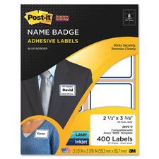 3M Post it Super Sticky Name Badge Labels w Border