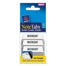 Avery Preprinted Days of the Week Note Tabs