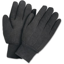 R3 Safety Brown Jersey Work Gloves